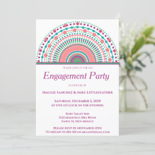 Chic Southwest Mandala Inbjudningar