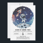 Chic Space Kids Astronaut Boy Birthday Inbjudningar<br><div class="desc">Öka firande med vår Chic Space Kids Astronaut Boy Birthday inbjudan! Den här sofistikerade designen blandar sömlöst chic inslag med rymdutforskningens upphetsning och skapar en inbjudan som är både elegant och lekfull. Föreställ dig att din lilla astronauts namn står ut mot chicens rymddesign och skapar varje inbjudan en visuell glädje....</div>