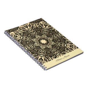 Chic spiral eller möte bok - Mandala Anteckningsbok