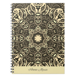 Chic spiral eller möte bok - Mandala Anteckningsbok