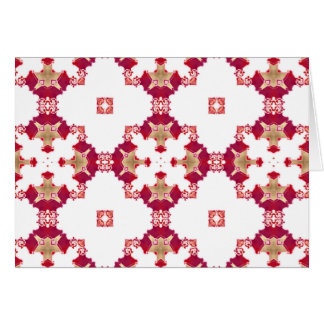 Chic stads- magentafärgad vitgulddiamant hälsningskort