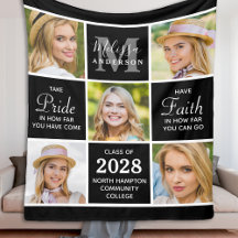 Chic Student 5 Photo Collage Inspirational Black