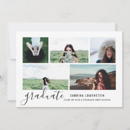 Chic Student Skriptfoto 5 med enkel Avslappnad Inbjudningar