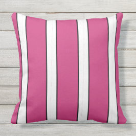 CHIC- & STYLISH_MODERN-SHOCK ROSA & WHTIE-RANDAR KUDDE