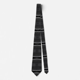 Chic Svarta och vita Abstrakten Rand Modern Stil Slips
