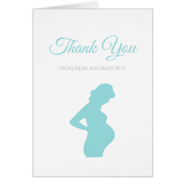 Chic Tack Boy Shower Gravid Baby-klump OBS Kort