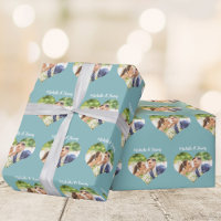 Chic Teal Hearts par Photo Romantic Anpassningsbar