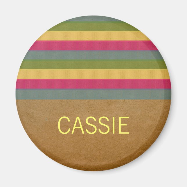 Chic Texturerad Rand Magnet (Framsidan)