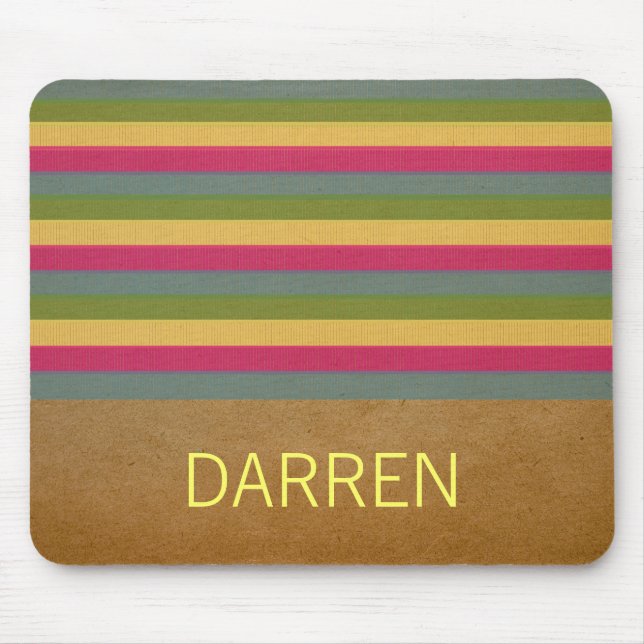 Chic Texturerad Rand Mousepad Musmatta (Framsidan)
