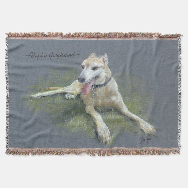 CHIC THROW_ ORIGINAL- PASTELL " adopterar för en Mysfilt (Framsidan)