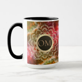 Chic Tie Dye OM Mandala Mugg