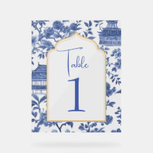 Chic-tique Chinoiserie-Bordsnummer