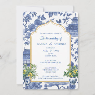 Chic-tique Chinoiserie Limoncello-infusion Inbjudningar