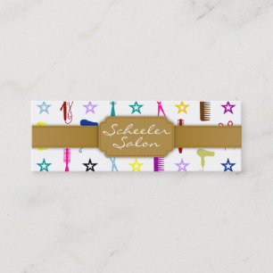 Chic tonmultifärgad - beställnings- magra Bizcard Mini Visitkort