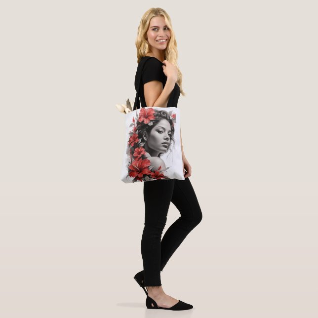Chic Tote & Shopping bag - Snyggt Gift for Women Tygkasse (På modell)