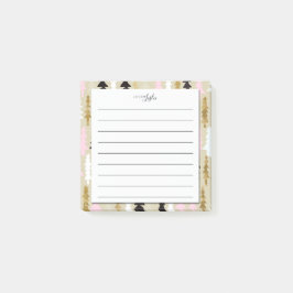 Chic Träd A-anteckning från Monogram-Anteckningsbl Post-it Block