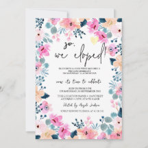 Chic Trädgård Rosa Blommor Elopement