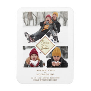Chic tre foton snabbaktiverat par sessioner magnet