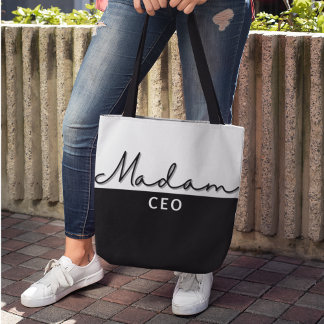 Chic Trendig, CEO Work Tote Tygkasse