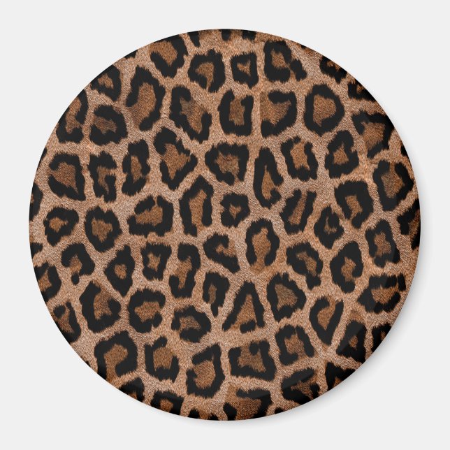 Chic Trendig Leopard Mönster Magnet (Framsidan)