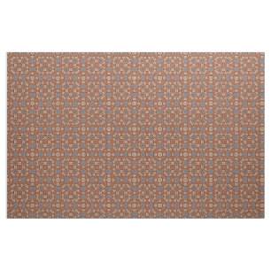 Chic Turkisk Arabesque Mosaic Kaleidoscope Mönster Tyg
