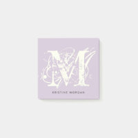 Chic-typografi-monogram namn