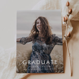 Chic Typografi Student Photo Studenten Meddelande