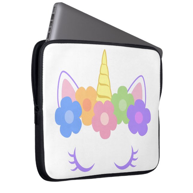 Chic Unicorn Laptop Fodral (Framsidan Höger)