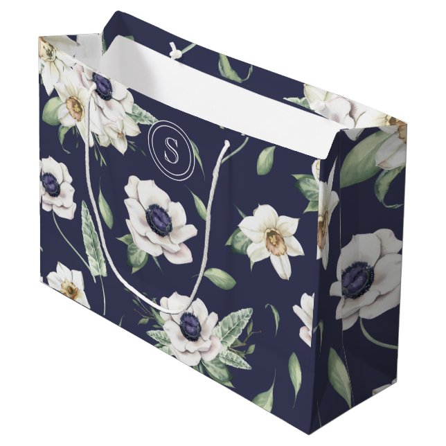 Chic Vår Watercolor Bouquet (Framsidan Vinklad)