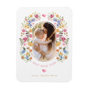 Chic Vår Wildblomma Garden Mors dag Gift Magnet