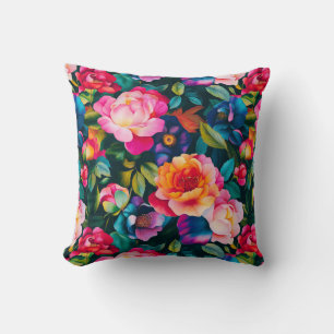 Chic vibrerar ro mönster kudde