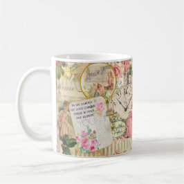 Chic Victorian Ephemera, Änglar och Ro Kaffemugg