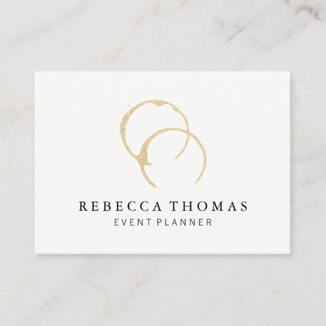 Chic Vin Stain Visitkort (Framsida)