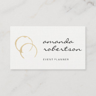 Chic Vin Stain Visitkort