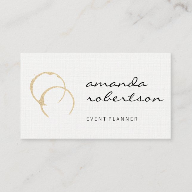 Chic Vin Stain Visitkort (Framsida)