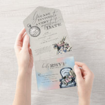 Chic Vintage Alice i Wonderland Bröllop