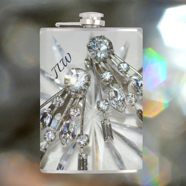Chic Vintage Art Deco Rhinestones Fickplunta (Skapare uppladdad)