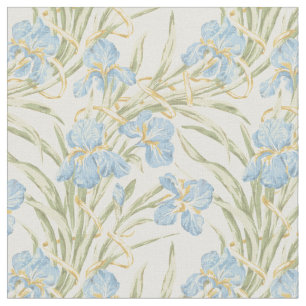Chic Vintage Blue Iris Tyg