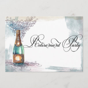 Chic Vintage Pension Party-inbjudan Inbjudningar