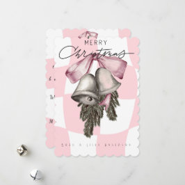 Chic Vintage Retro-Rosa - julklapp Julkort