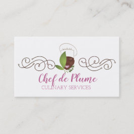 chic visitkort för afrikansk amerikankvinnakock