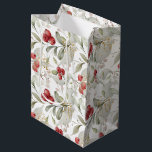 Chic Vit Elegant Grey Botaniska jul<br><div class="desc">. Designad i färg utan tidshjul av rik , vibrerande gröntar och elegant elfenben, så är den här väskan ett uttryck för helgdag charm. Den vita bakgrunden i anpassningsbarna ger en smula sofistikering och skapar din gåva verkligen att framträda. Den här mångsidiga presentpåsen är den perfekt som avslutar beröring till...</div>