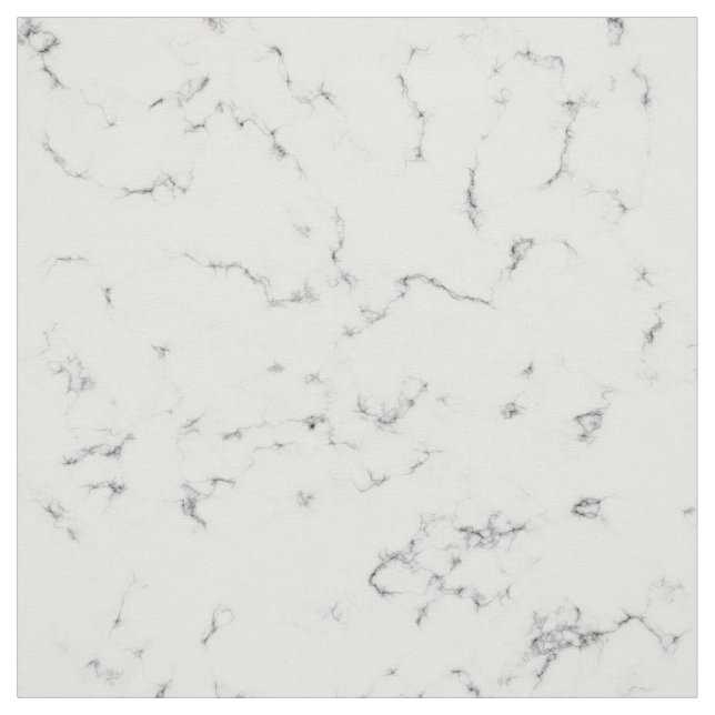 Chic Vit och Grått Marble Mönster Tyg (Provkarta)