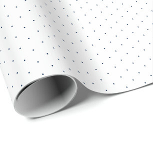 Chic Vit, vit, vit, liten prick mönster söt Presentpapper