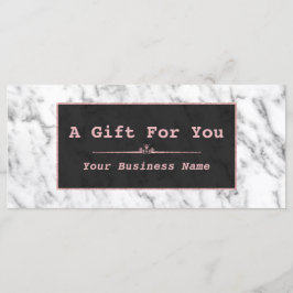 Chic Vita marble Ro Guld Gift Certificate