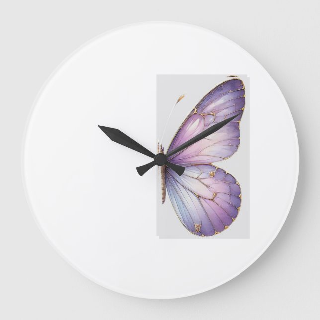 Chic Wall Clock – Elegant Modern Timepiece for Sty Stor Klocka (Framsida)