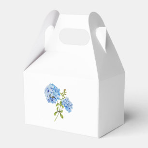 Chic White & Blue Hydrangea Event Bröllop Presentaskar