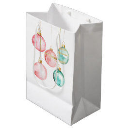 Chic White Mint Rosa Guld julprydnader
