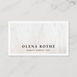 Chic White Wood Professionell Calling