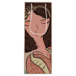 Chic Woman Plant Älskare Bloggare